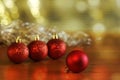 Christmas and New Year holidays background with christmas balls Royalty Free Stock Photo