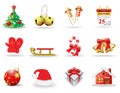 Christmas and New Year icons