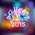 Christmas and New year label Royalty Free Stock Photo