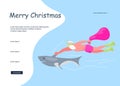 Christmas and New Year Landing webpage