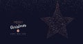 Christmas and new year luxury star web banner