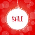 Christmas and New Year sale background