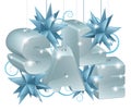 Christmas or New Year Sale Ornaments