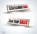 Christmas and New Year sales 3D Panels