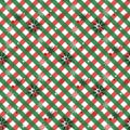 Christmas and New Year Scottish Woven Tartan Plaid Seamless Pattern