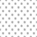 Christmas New Year seamless pattern with snowflakes. Holiday background. Snowflakes. Xmas winter trendy decoration Royalty Free Stock Photo