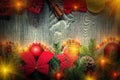 Christmas and New Year snug homish background Royalty Free Stock Photo