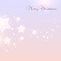 Christmas And New Year stars for celebration on pink background with light dots Royalty Free Stock Photo