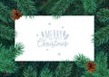 Christmas and New year vector template