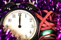 Christmas and new year& x27;s eve celebration and countdown Royalty Free Stock Photo