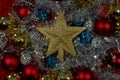 Christmas and New Years eve background. Royalty Free Stock Photo