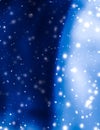 Christmas, New Years and Valentines Day blue abstract background, holidays card design, shiny snow glitter as winter season sale Royalty Free Stock Photo