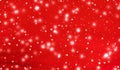 Christmas, New Years and Valentines Day red abstract background, holidays card design, shiny snow glitter as winter season sale Royalty Free Stock Photo