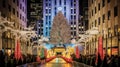 christmas new york city holidays Royalty Free Stock Photo