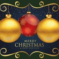 Christmas at night studed Royalty Free Stock Photo