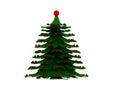 Christmas Nodel Tree Royalty Free Stock Photo