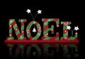 Christmas Noel Sign Royalty Free Stock Photo