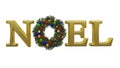 Christmas NOEL Wreath 1