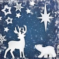 Christmas North Pole Fantasy Magical Background Royalty Free Stock Photo