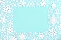 Christmas North Pole Snowflake Magical Background Design Royalty Free Stock Photo