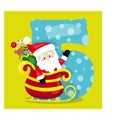 Christmas Numbers 5 05 Royalty Free Stock Photo