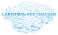 Christmas Nut Cracker word cloud Royalty Free Stock Photo