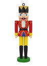 Christmas Nutcracker Toy Soilder Isolated Royalty Free Stock Photo