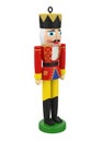 Christmas Nutcracker Toy Soilder Isolated Royalty Free Stock Photo