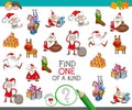 Christmas one of a kind cartoon game Royalty Free Stock Photo