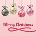 Christmas Ornament Balls Royalty Free Stock Photo