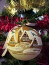 Christmas ornament with decorative painting