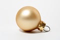 Christmas ornament in gold