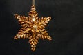 Christmas ornament - Golden Star