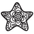 Christmas Ornament Mandala Star