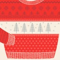 Christmas Ornamental Sweater Card - Ugly Party Sweater