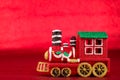 Christmas ornaments on  background, close-up Christmas Toys Royalty Free Stock Photo
