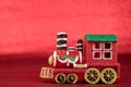 Christmas ornaments on  background, close-up Christmas Toys Royalty Free Stock Photo