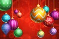 Christmas Ornaments Background