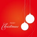 Christmas ornaments. Christmas balls decorations.Vector illustration Royalty Free Stock Photo