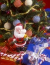 Christmas Ornaments. Santa figurine.