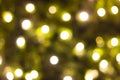 Christmas outdoor decorations turned into a nice shining bokeh background