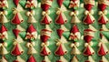 a christmas package fabric party holiday celebration gift decoration gold presents wrapping ribbon backdrop garland background