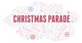 Christmas Parade word cloud