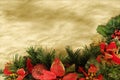 Christmas parchment background