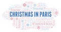 Christmas In Paris word cloud