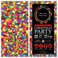 Christmas party Invitation Card sets Royalty Free Stock Photo