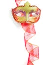 Christmas Party Mask Royalty Free Stock Photo