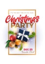 Christmas Pary Poster Design Template