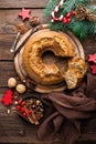 Christmas pastry, cake Royalty Free Stock Photo