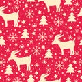 Christmas pattern Royalty Free Stock Photo